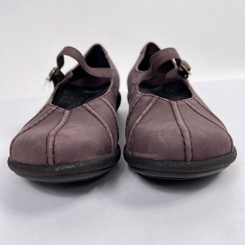 Dansko Brown Nubuck Leather Round Toe Mary Jane Comfort Shoes Size 41 US 10.5 11 - Picture 3 of 12